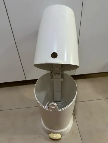 Lixeira anti odor branca bebê