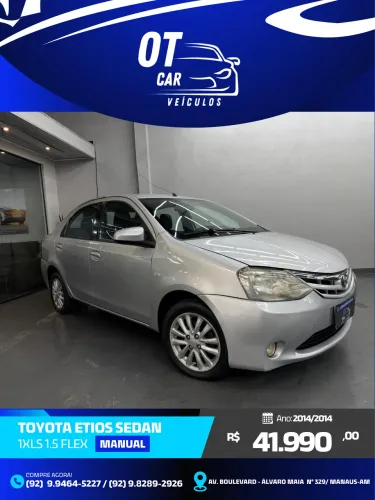 Toyota Etios XLS Sedan 1.5 Flex 16V 4P Mec. 2014