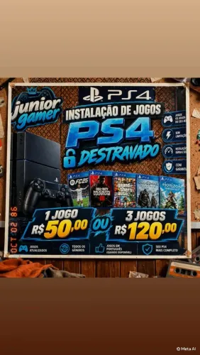 Jogos P/ PS4 no HEN