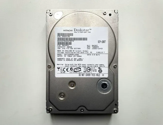 HD 500GB Hitachi 7200rpm