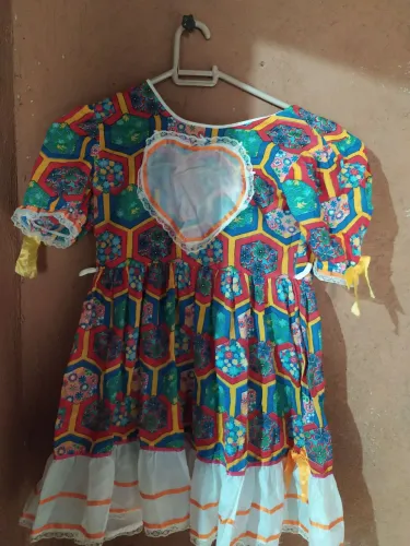 Vestido infantil para Festa junina