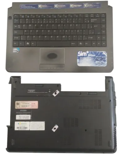 Sucata Carcaça Netbook Positivo Sim 380 - Teclado P/ Peças - Desmontado
