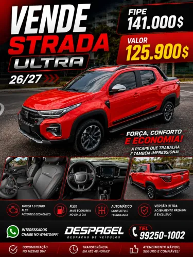 Fiat Strada Ultra 1.0 Flex Turbo CD Aut. 2027