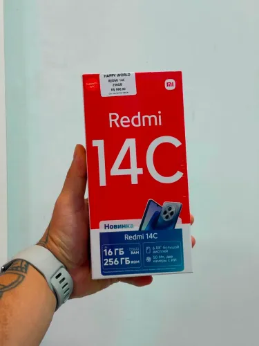 REDMI 14C 256/16RAM NOVO LACRADO!!