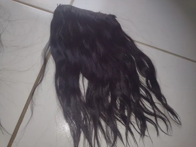 Cabelo humano na tela