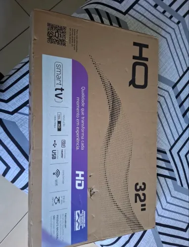 SMARTV HQ 32 polegadas NA CAIXA NOVA
