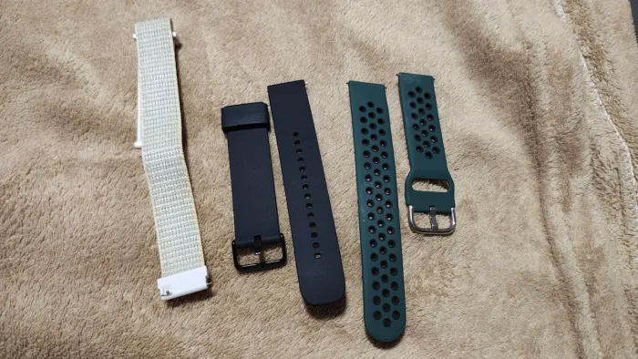 ? Kit 3 Pulseiras 20mm para Smartwatch (Preta e Verde Novas!)