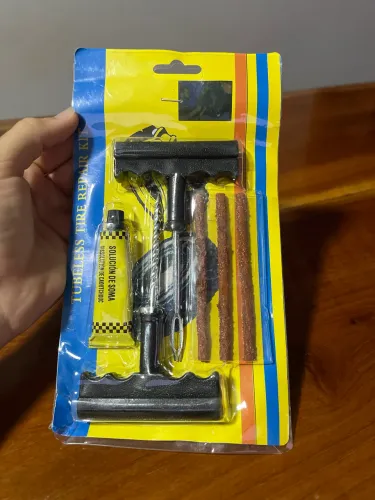 Kit Reparo de Pneu Sem Câmara Tubeless para Carro e Moto