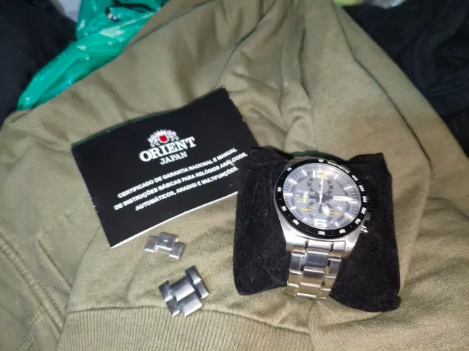 Relógio Orient Cronógrafo Tachymetre MBSSC165 G2SX - ORIGINAL