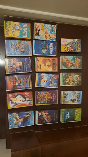 Lote 17 fitas VHS Originais, Disney, Pixar, Pokemon, Xuxa