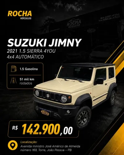 Suzuki Jimny Sierra 4you 1.5 16V AUT 2021