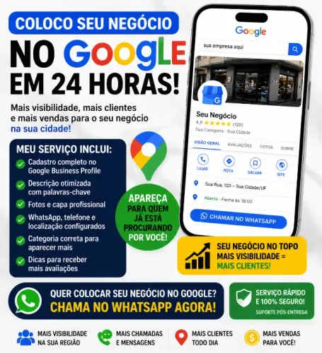 Apareça para mais pessoas no Google e venda mais
