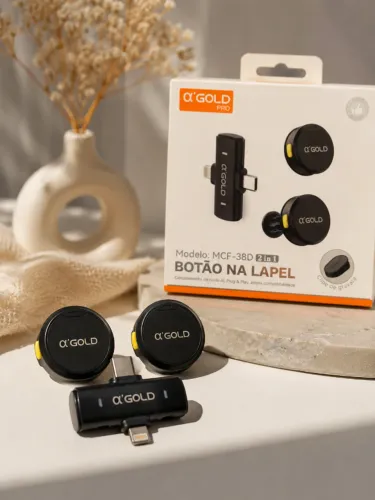 Microfone de lapela