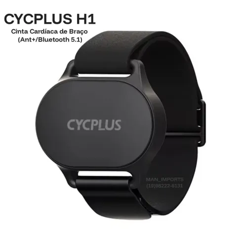 CYCPLUS H1 - Cinta Cardíaca de Braço (Ant+/Bluetooth 5.1)