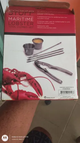 Kit para comer lagosta e caranguejo 8 peças 