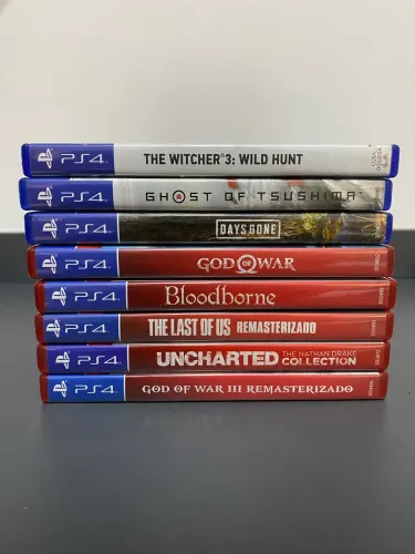 Lote de 8 Jogos Playstation 4