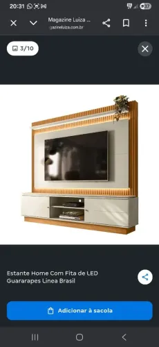Rack com painel sono show 