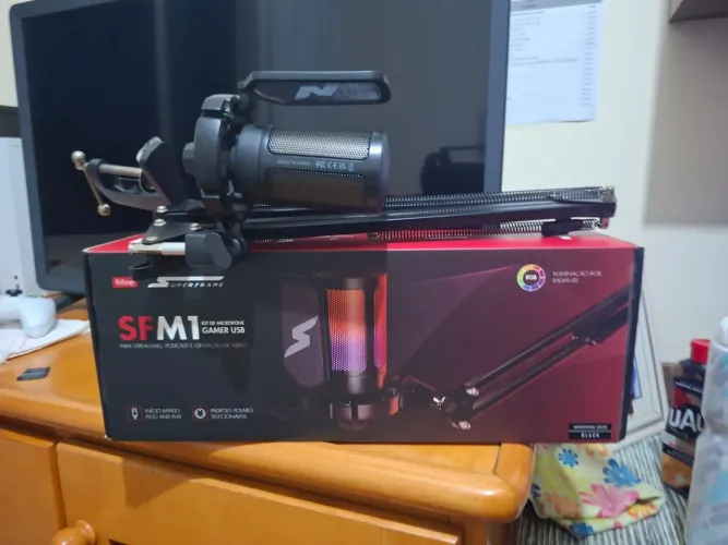VENDO KIT DE MICROFONE GAMER USB SUPERFRAME SMF1
