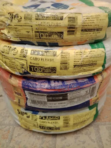 Peça de fios original, 100% vc cobre com 100 metros cada