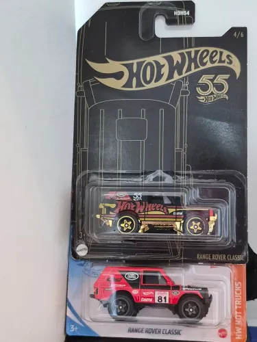 Range Rover Classic Hot Wheels  Kit 02 un -  55 anos + Hot Trucks 