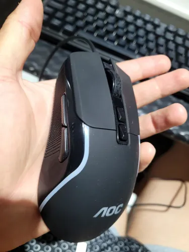 Kit com mouse, teclado e fone AOC