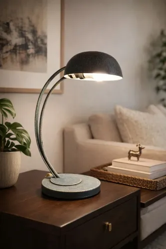 Abajur Vintage Anos 70 - Design Modernista