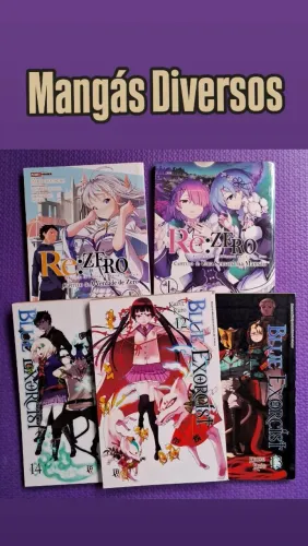 MANGÁS BLUE EXORCIST E RE:ZERO