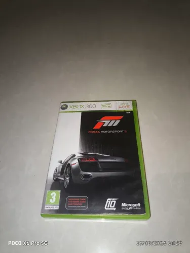 Forza motorsport 3 vem 2 CDs e com manual, tudo novo