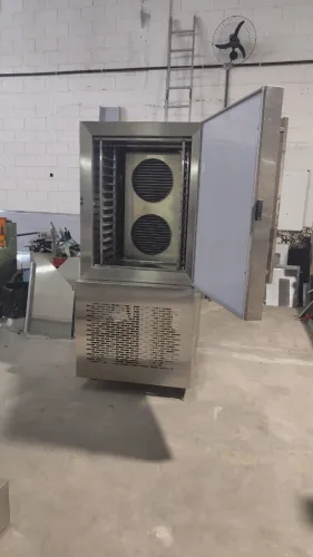 Ultracongelador industrial de alto desempenho, rendimento 40 kg/ciclo