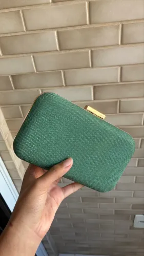 Clutch Verde Bolsa Festa
