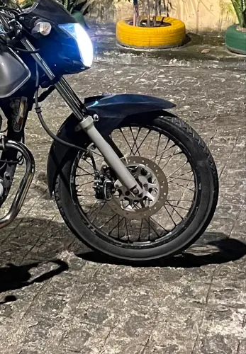 Rodagem dianteira start 160 já com o disco de freio