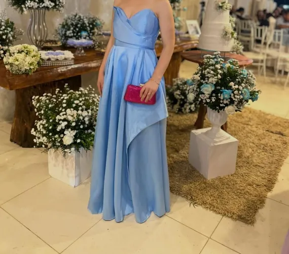 Vestido madrinha azul Serenity