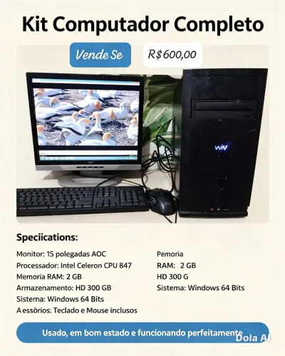 Cpu pronta para Trabalho!!!!!!
