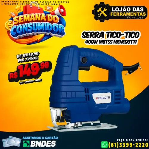Serra Tico-Tico 400w Mst55 Menegotti