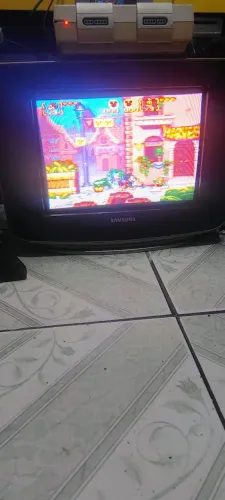 tv 14 polegadas Samsung ultra slim funcionando