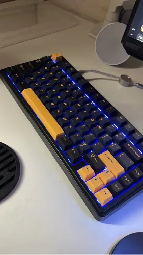 Kit Teclado Aula F75 + Mouse Gamer