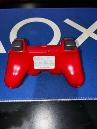 Dualshock 3 vermelho semi-novo