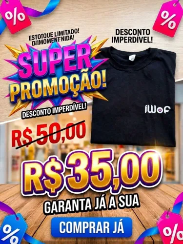 Vende camisa da iwof