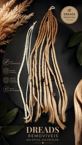 Dreads removíveis 