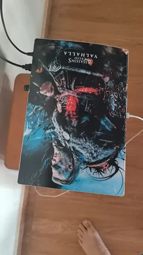 Ps5 com SSD e 3 controles 