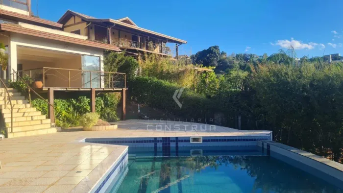 LINDA CASA 4 SUÍTES + EDICULA - VENDA E LOCAÇÃO - COND. MOINHO DE VENTO - VALINHOS/SP