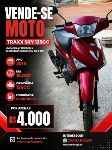 Vendo moto traxx sky /125cc