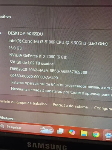 Processador I3 9100F