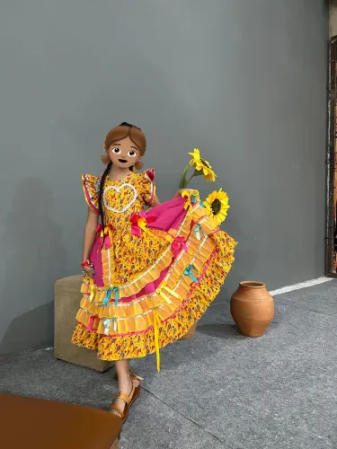 Vestido junino infantil