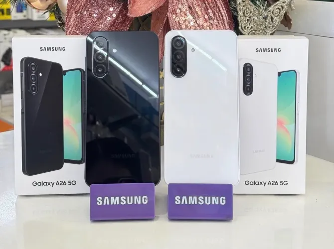Celular Samsung a26 5G 256GB 08GB RAM Branco Preto Lacrado