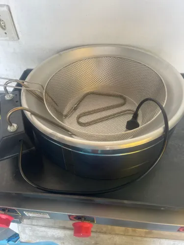 Chapa de lanche usada
