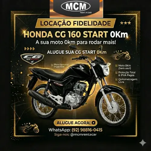ALUGUEL FIDELIDADE - START CG160