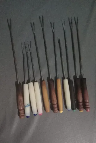 Garfos para fondue: