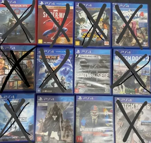 Jogos PS4 seminovos