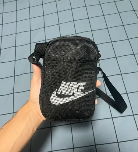 Shoulder Bag Nike Heritage Preta Original - Alça Regulável